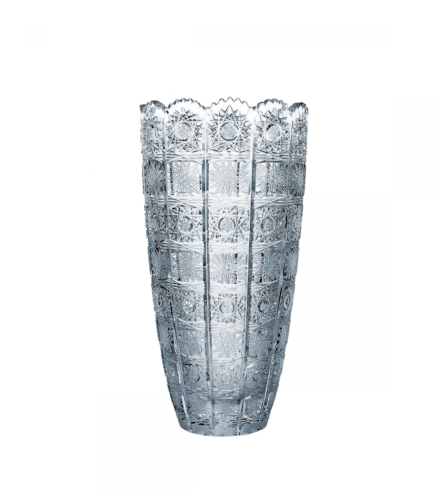 Křišťálová broušená váza Crystal BOHEMIA 25 cm | Bella Rose