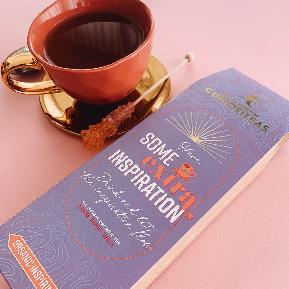 Organický bylinkový čaj Have some Extra Inspiration 75 g + sitko | Bella  Rose