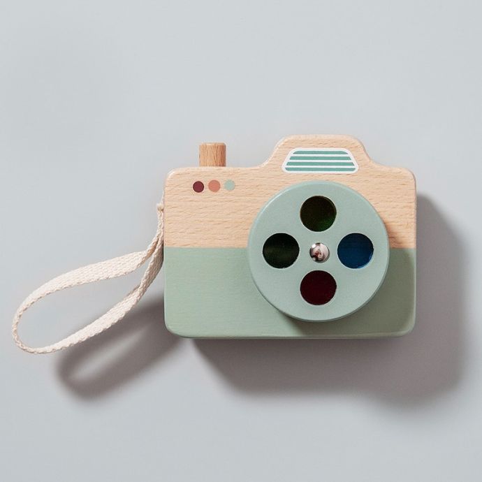 Drevený detský fotoaparát Mint | Bella Rose