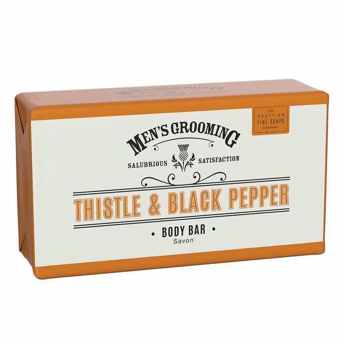 SCOTTISH FINE SOAPS / Luxusné pánske mydlo Thistle & Black pepper 220 g