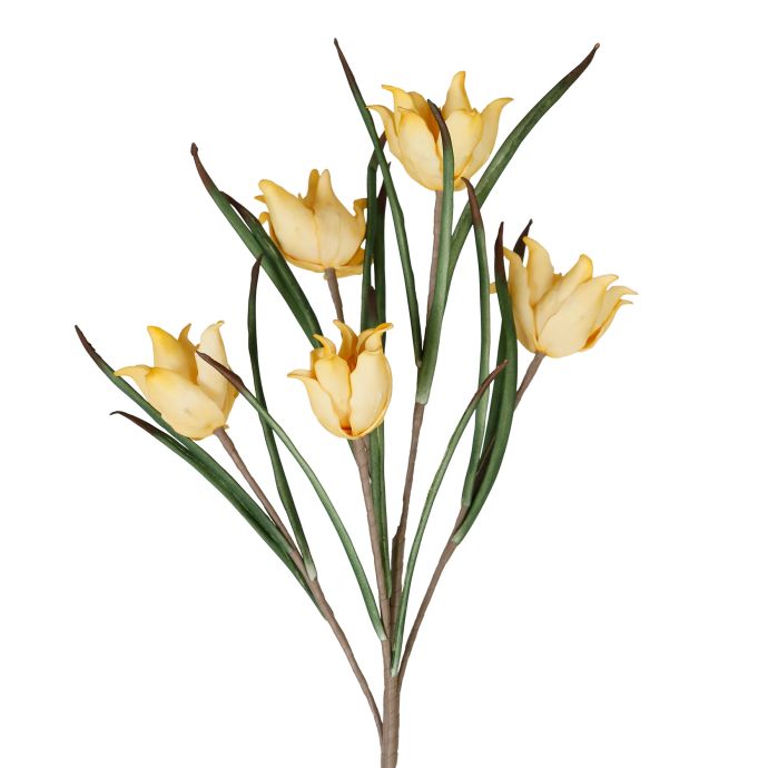 Umelé dekoratívne kvety Tulipa Yellow | Bella Rose