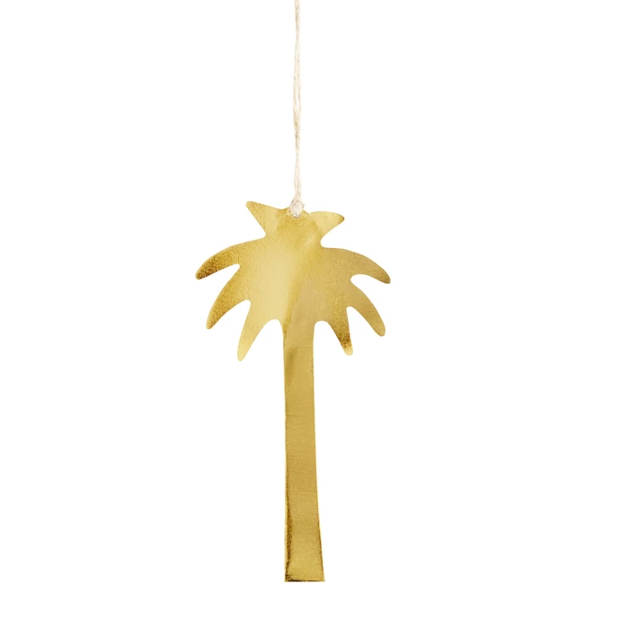 MADAM STOLTZ / Závěsná dekorace Gold Palm