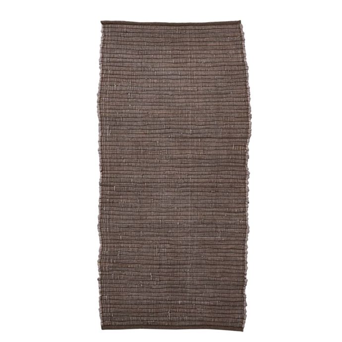 Bavlnený koberec Chindi Brown 160x70 cm | Bella Rose