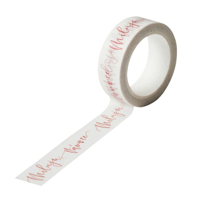 Vánoční papírová lepicí páska Miluju Vánoce | Bella Rose