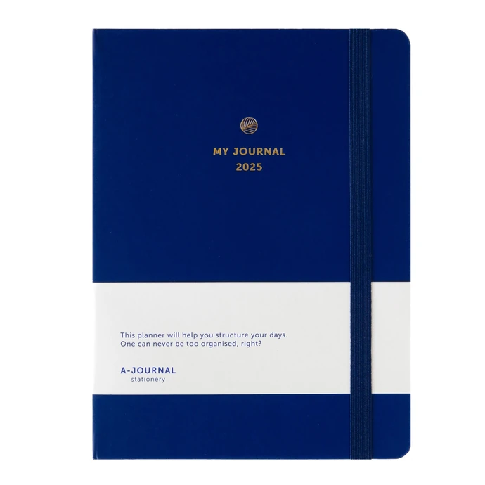 A-JOURNAL collection / Týždenný plánovací diár 2025 Dark Blue A5