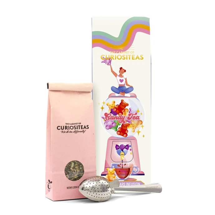 The Cabinet of CURIOSITEAS / Ovocný čaj s gumovými medvedíkmi Candy Tea 70 g + sítko