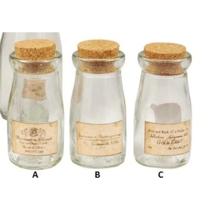 IB LAURSEN / Malé sklenené fľaštičky s korkom