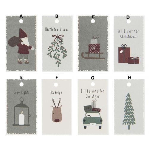 Vianočné menovky na darčeky Christmas Cards | Bella Rose