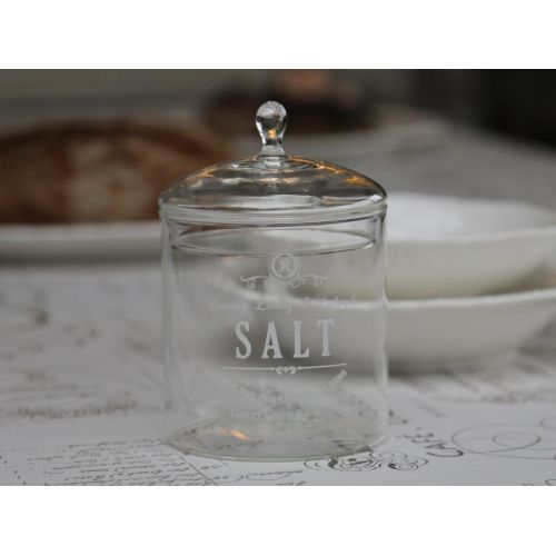 Sklenená dóza na soľ Salt | Bella Rose