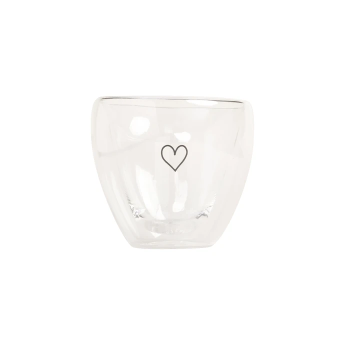 Eulenschnitt / Skleněný hrnek Heart Double Glass