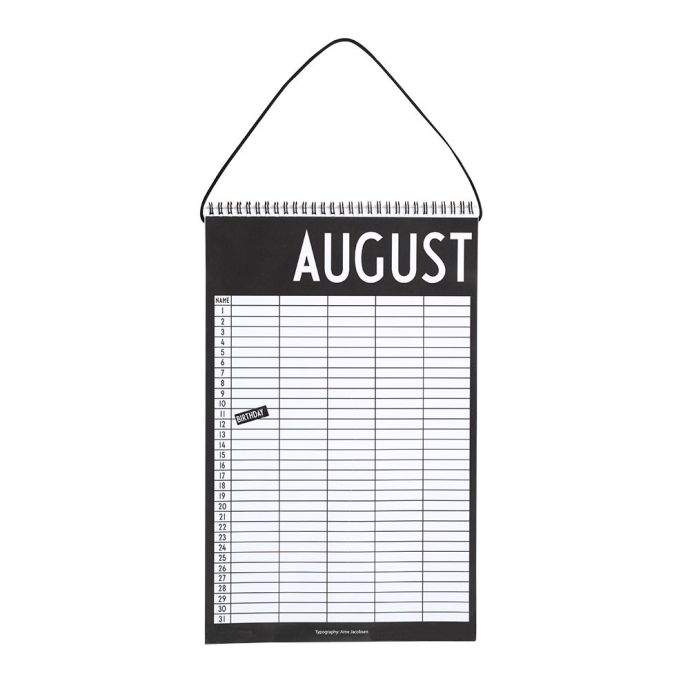 Nekonečný mesačný kalendár / plánovač Monthly Planner | Bella Rose
