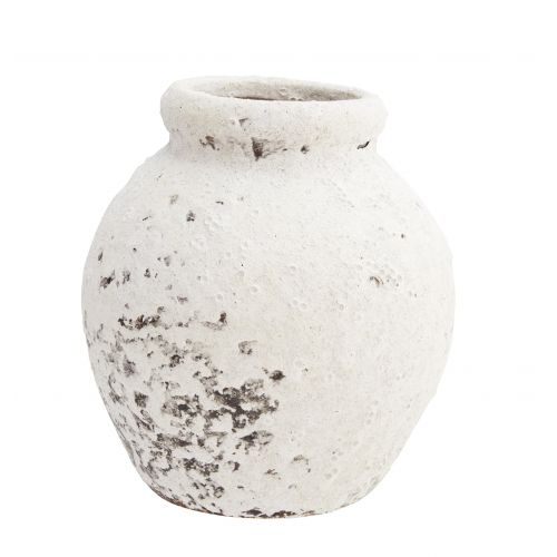 Kameninová váza Terracotta White | Bella Rose