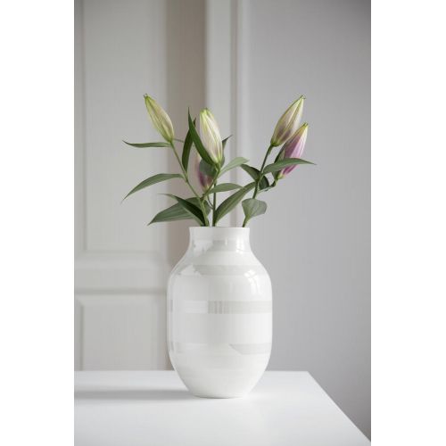 Keramická váza s perleťovými pruhy | Bella Rose