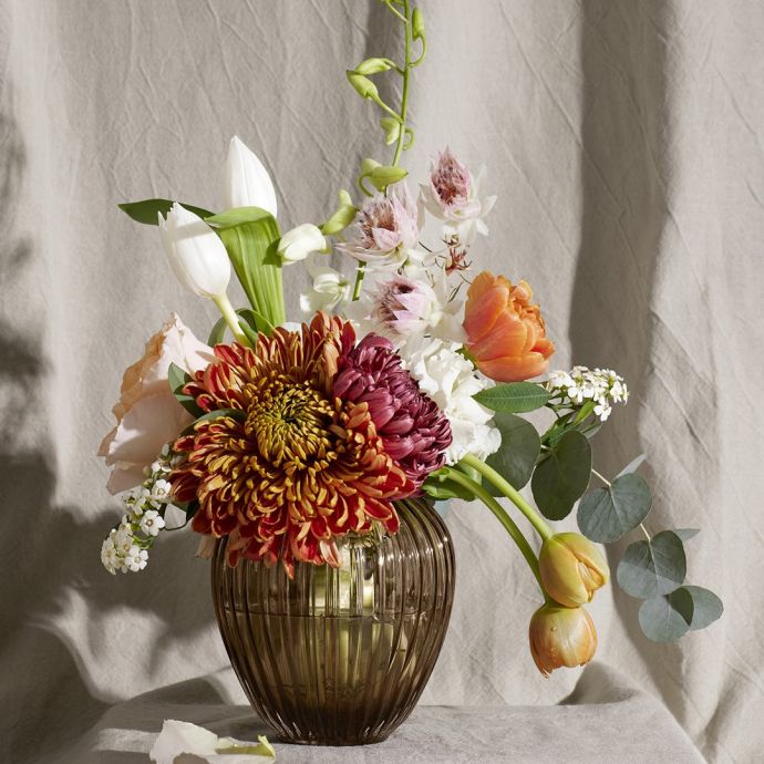 Skleněná váza Hammershøi Walnut 15 cm | Bella Rose