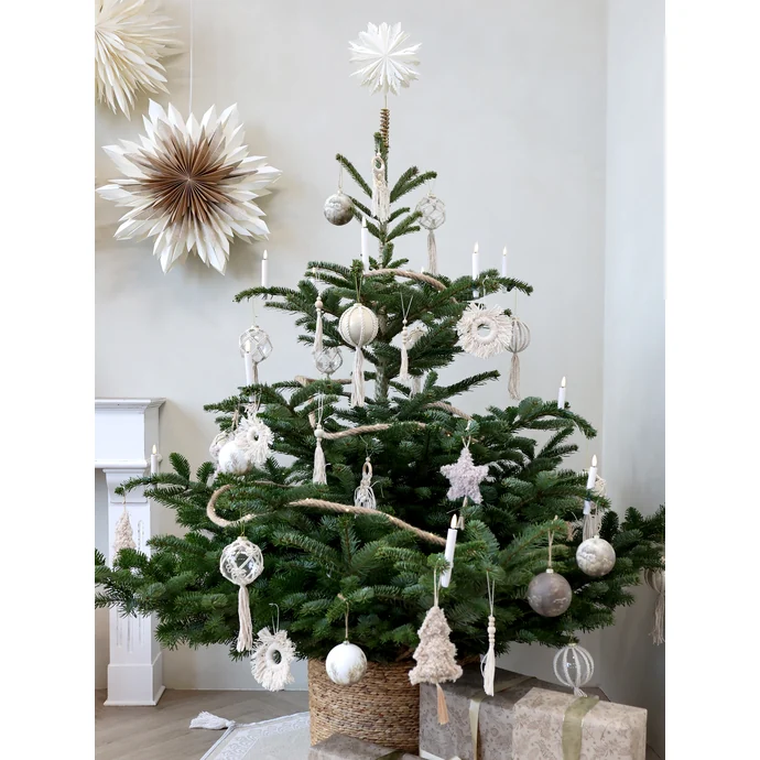 Vánoční ozdoba na stromeček Cream 20cm