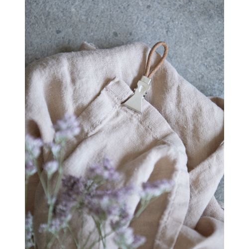Kovové klipsy na ručníky se semišovým poutkem | Bella Rose