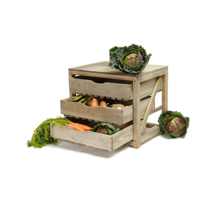 Úložné dřevěné boxy na zeleninu | Bella Rose