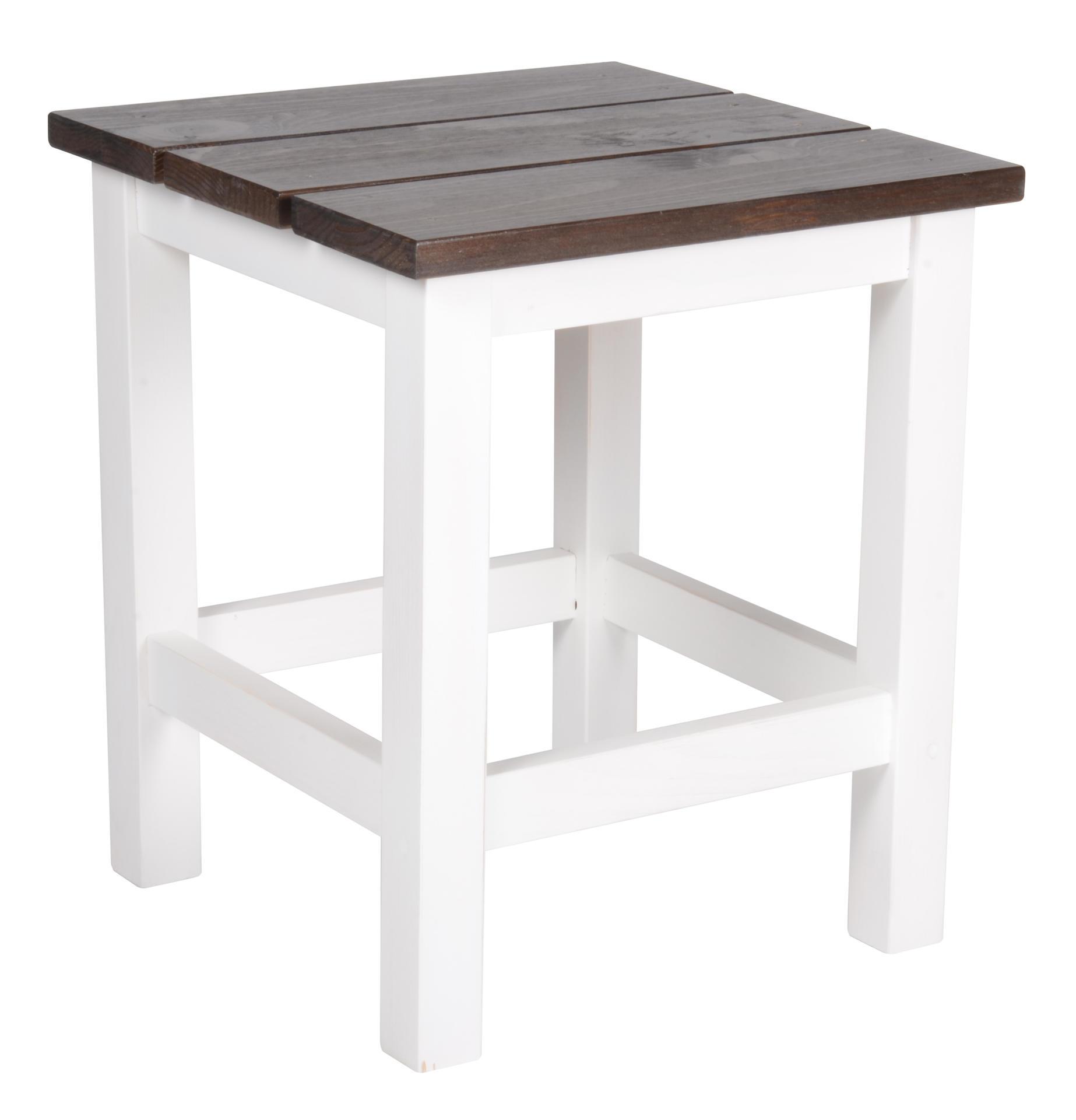 Dřevěná stolička bílá | Bella Rose