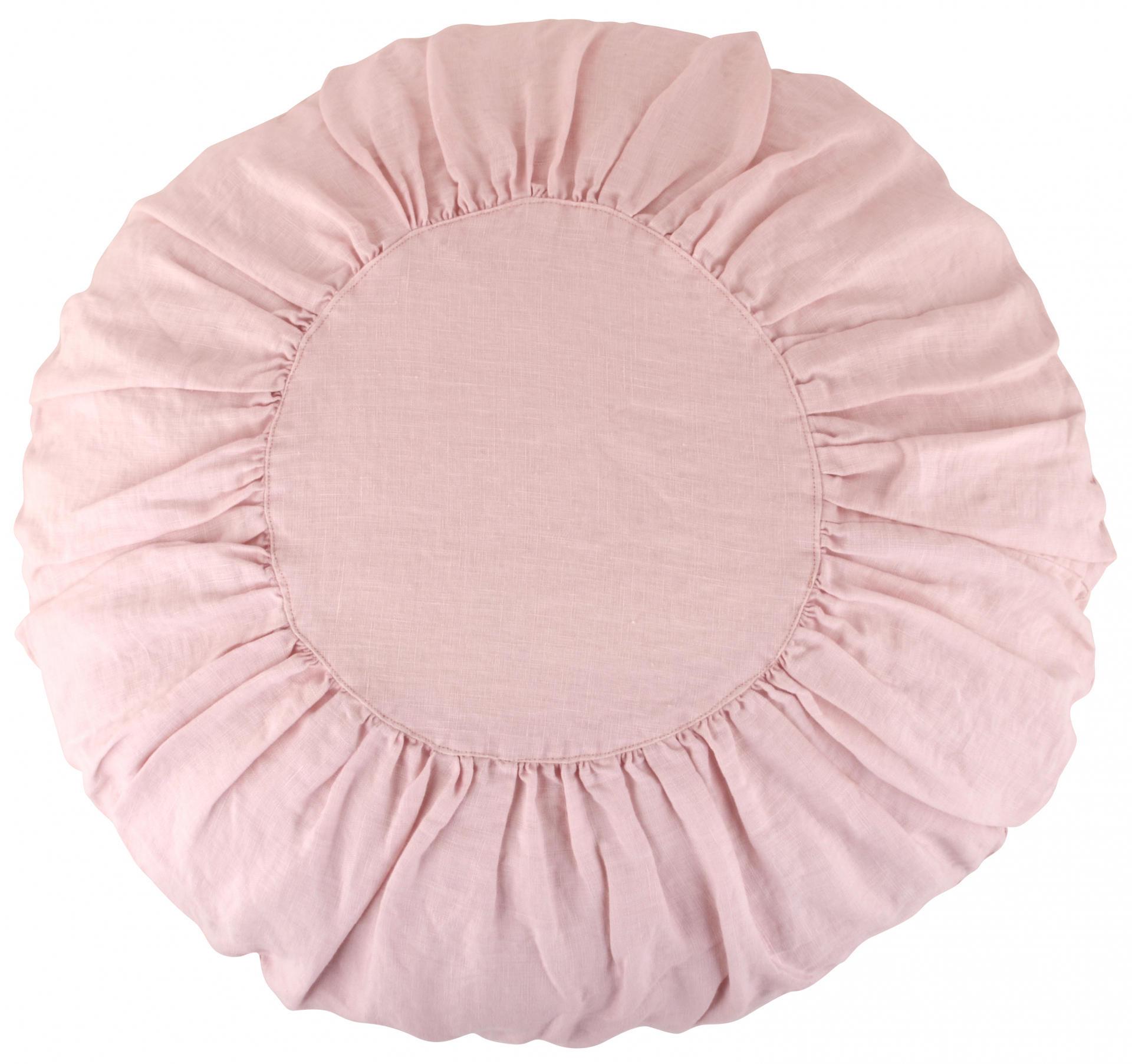 Kulatý povlak na polštářek Pink 60 cm | Bella Rose