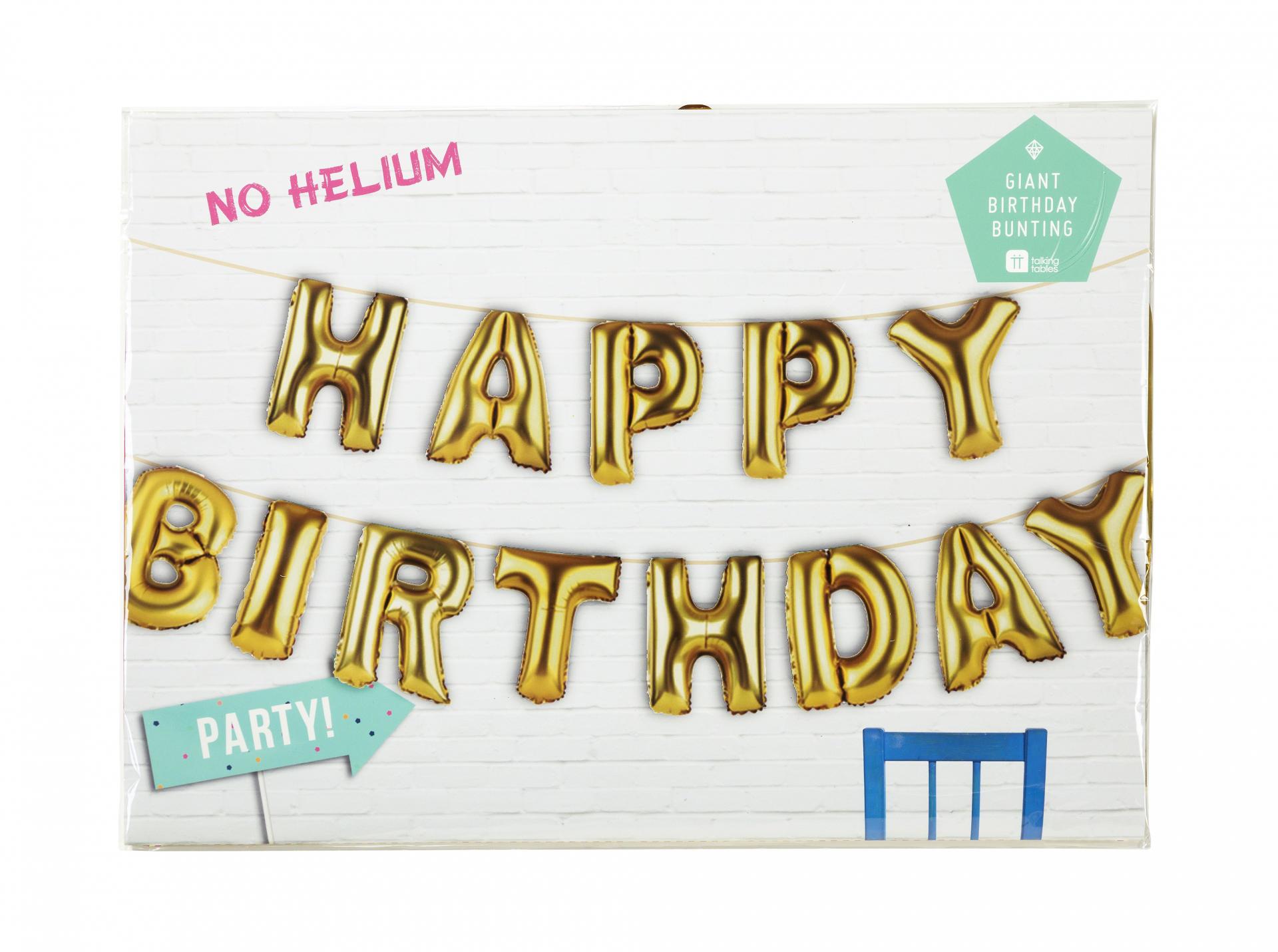 Party banner - nafukovací balonky HAPPY BIRTHDAY | Bella Rose