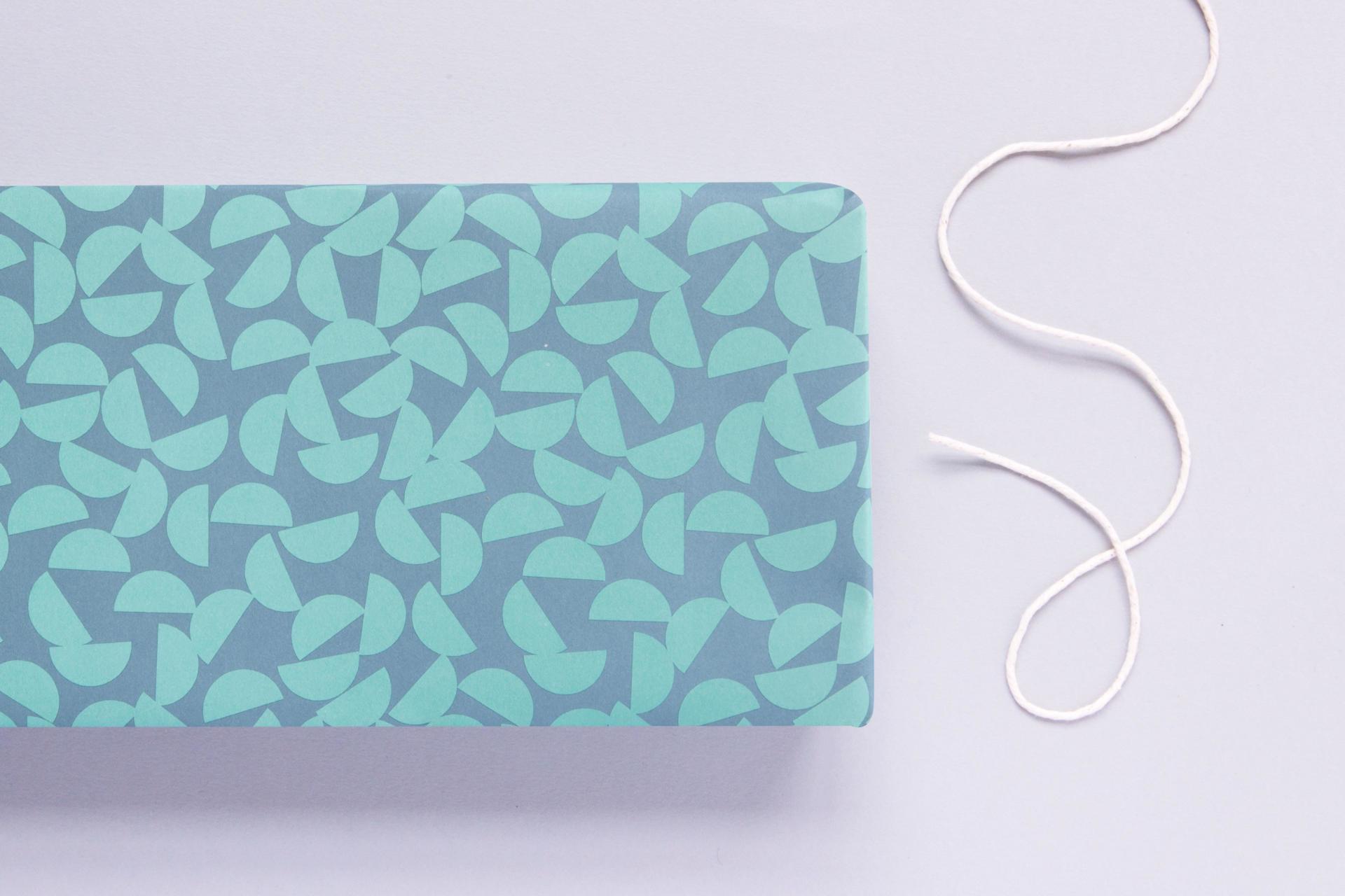 Baliaci papier Turquoise Maze - 50 x 70 cm | Bella Rose
