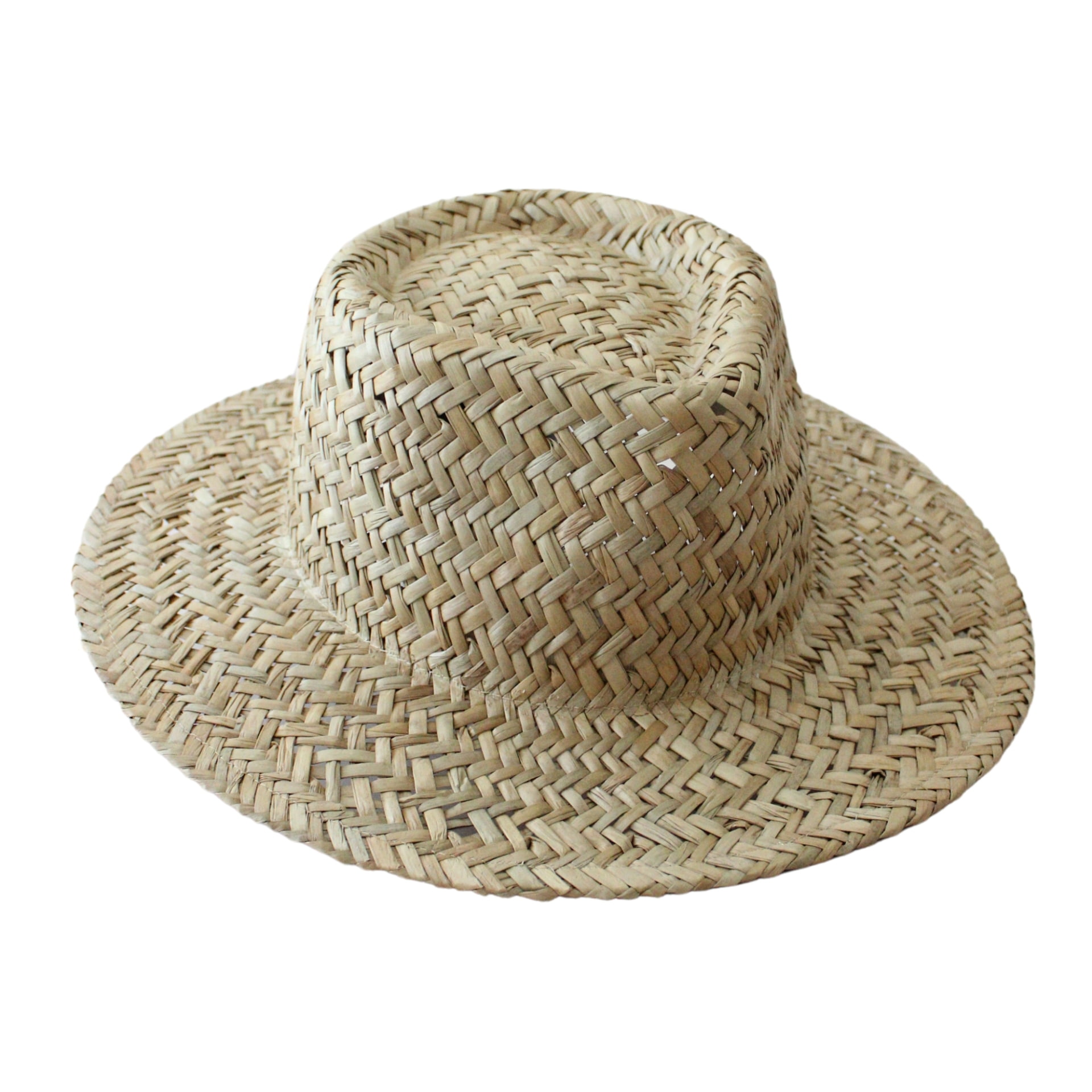 Stylový letní slaměný klobouk - přírodní | Bella Rose