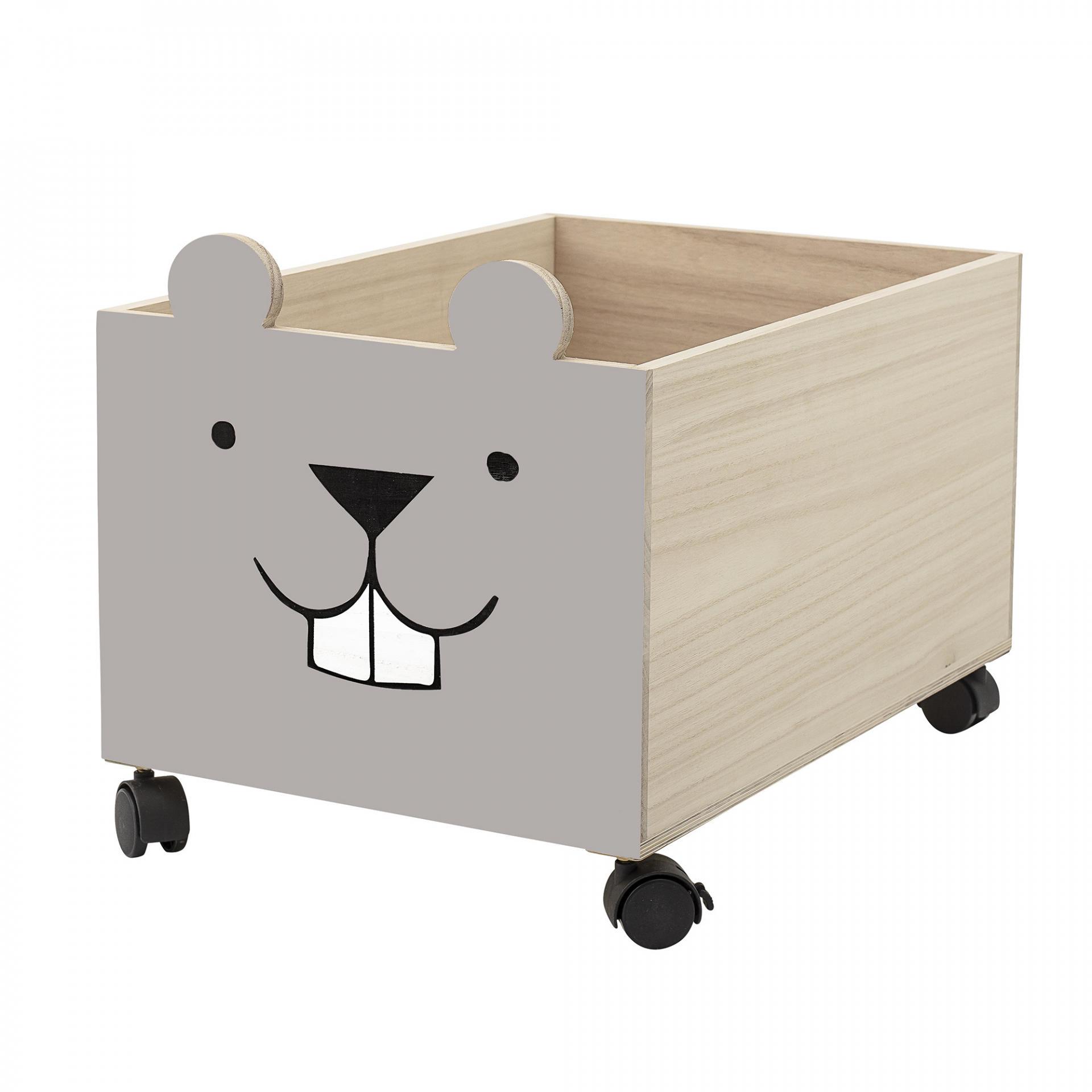 Detský úložný box na kolieskach Little Beaver | Bella Rose