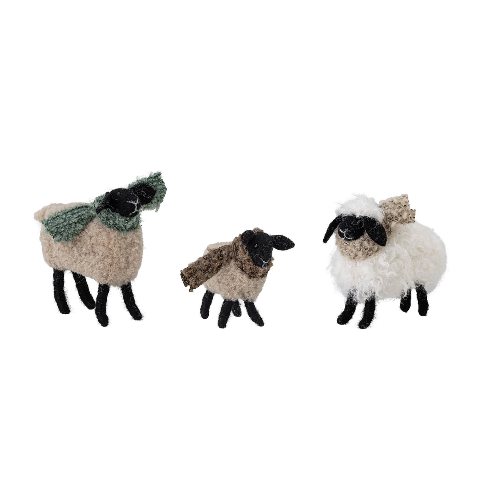 Vánoční dekorace Pep Deco Sheep - set 3 ks | Bella Rose