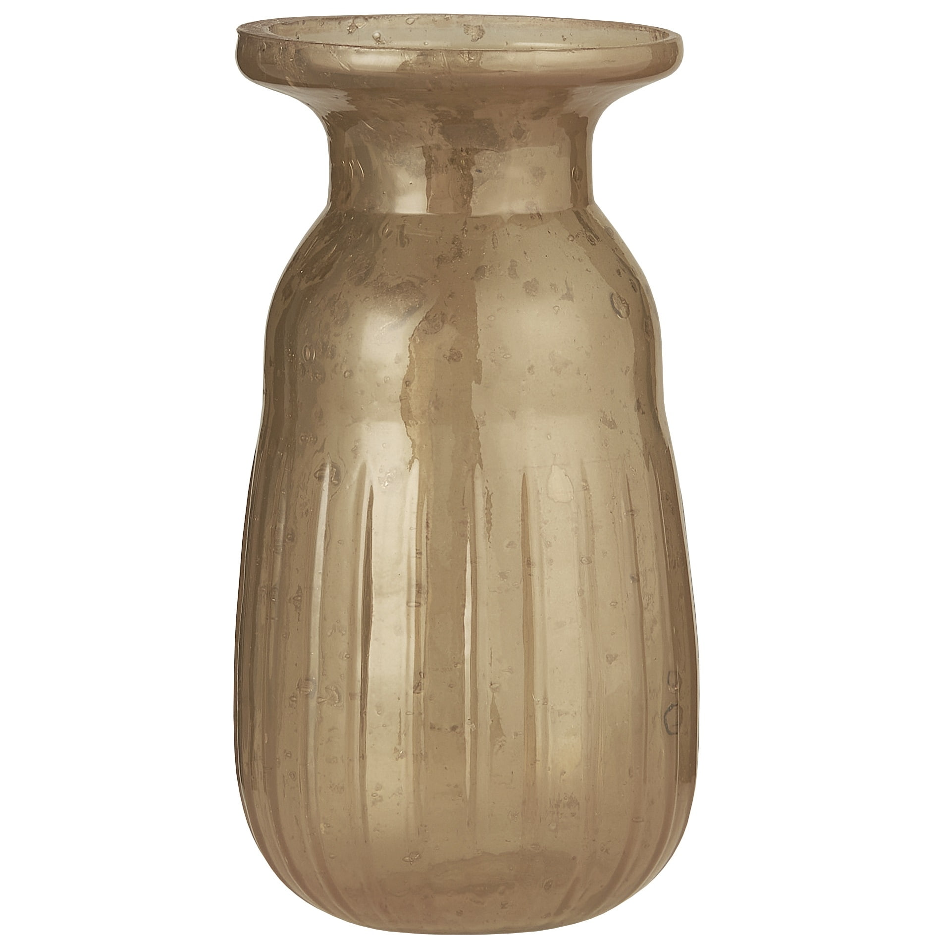 Sklenená váza Hyacinth Pebbled Glass Honey | Bella Rose