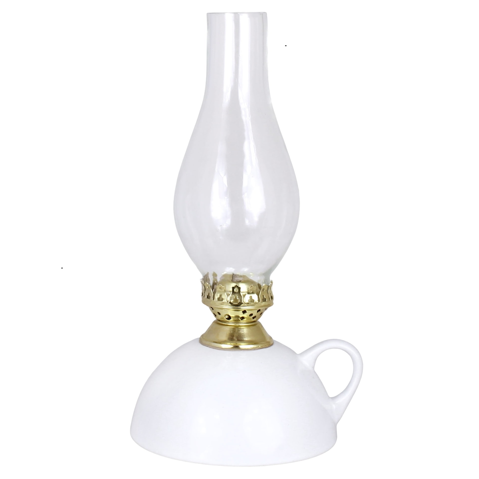 Petrolejová lampa Handle Ceramics White | Bella Rose