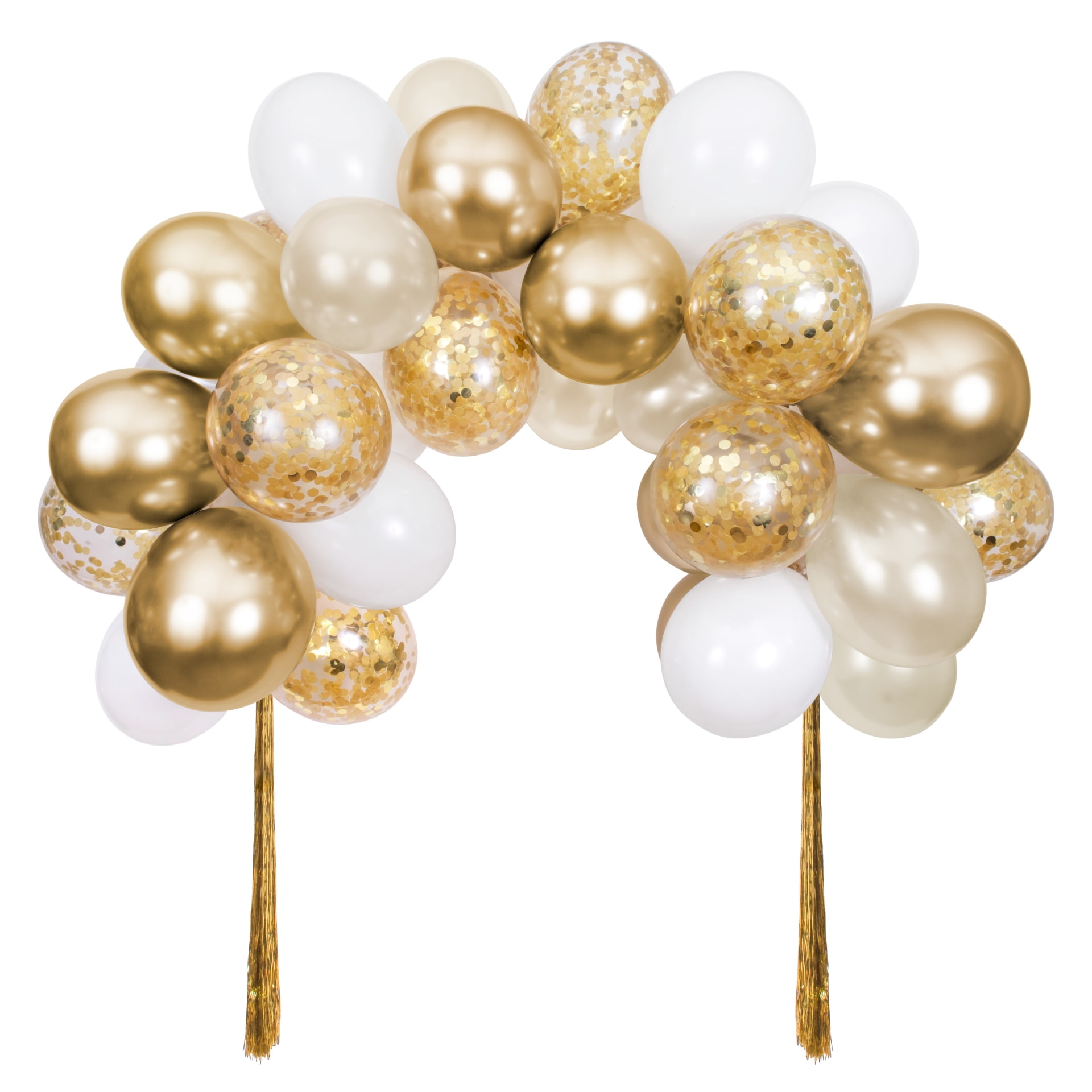 Nafukovací balónky na balónkový oblouk Gold 40 ks | Bella Rose