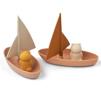 Hračka do vany Ensley Boat Pale Tuscany – set 2 ks