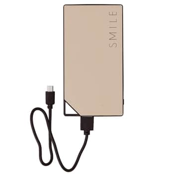 Powerbanka Beige/Smile (10W)