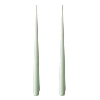 Svíčka Taper 32 cm – 03 Water Mint  – set 2 ks