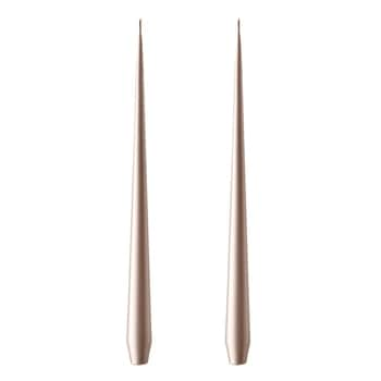 Svíčka Taper 32 cm – 94 Champagne Metallic – set 2 ks